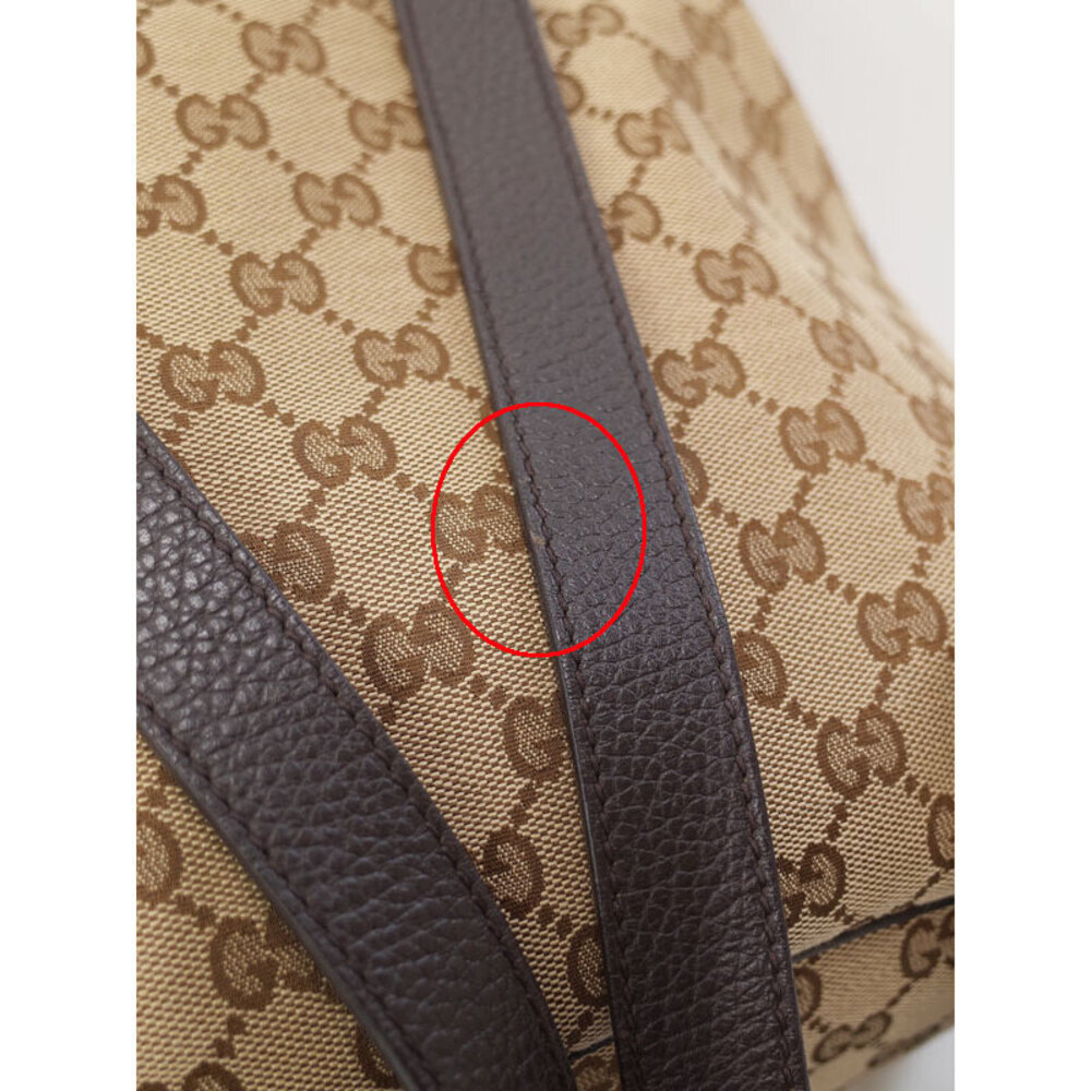 Gucci Canvas Backpack Drawstring GG - Picture 6 of 9